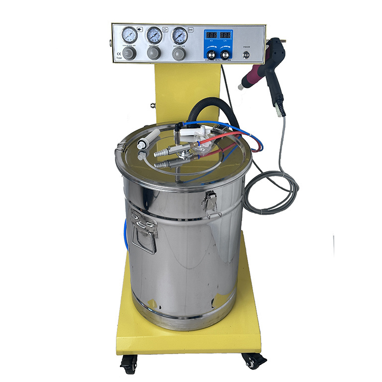 Electrostatic powder coating gun painting spraying machine metal ...