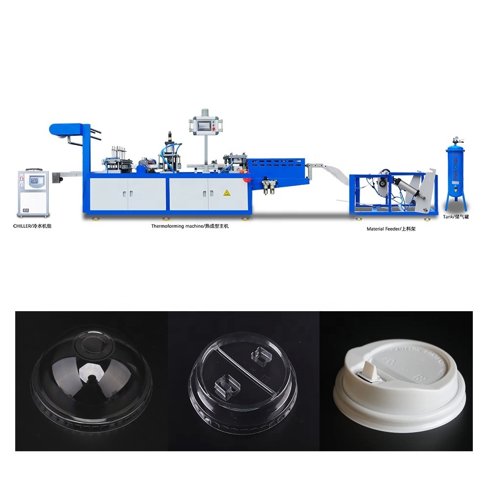 Automatic household plastic products making machine /plastic cup lid thermoforming machine