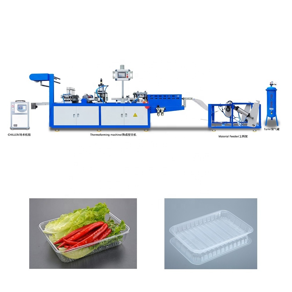 Automatic household plastic products making machine /plastic cup lid thermoforming machine