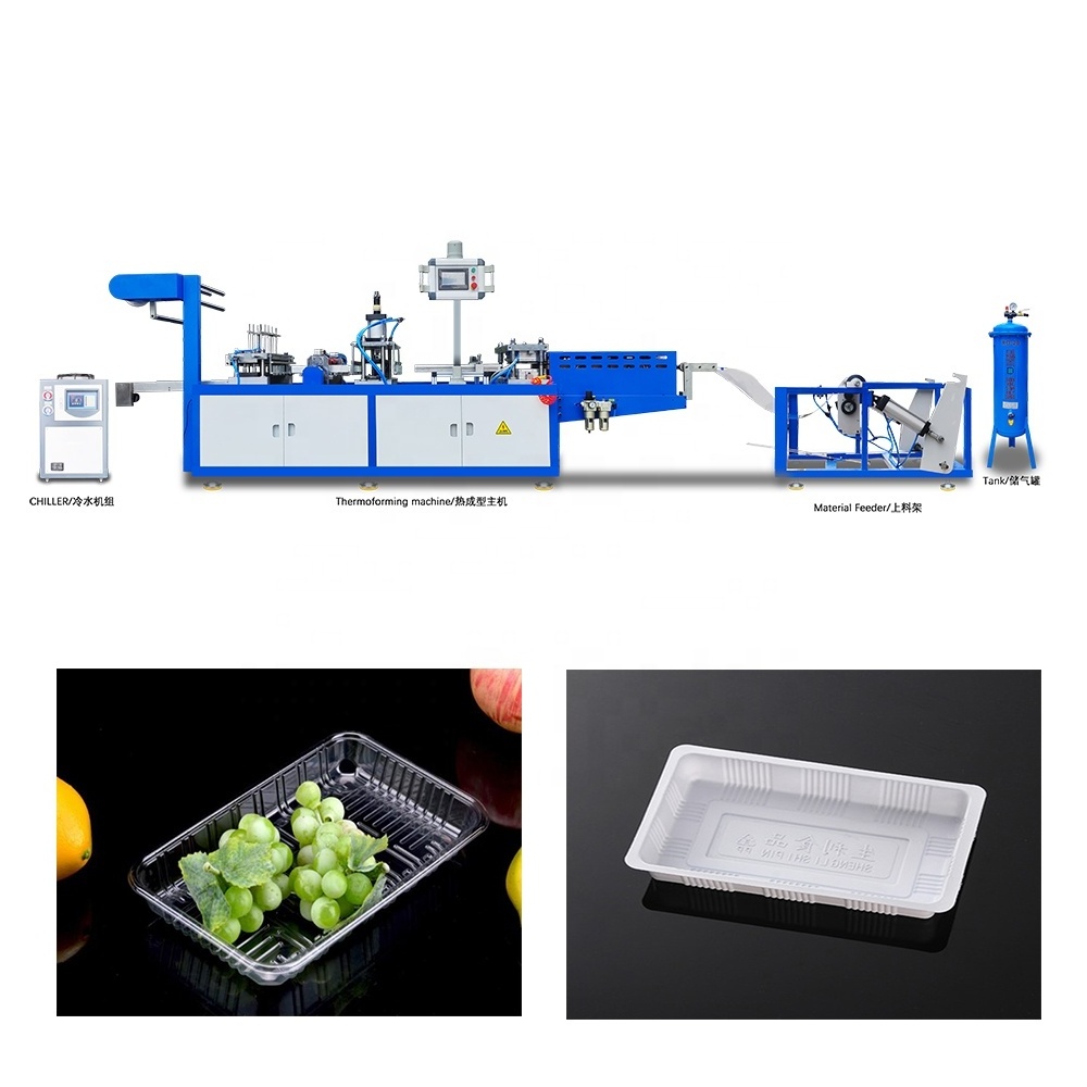 Automatic household plastic products making machine /plastic cup lid thermoforming machine