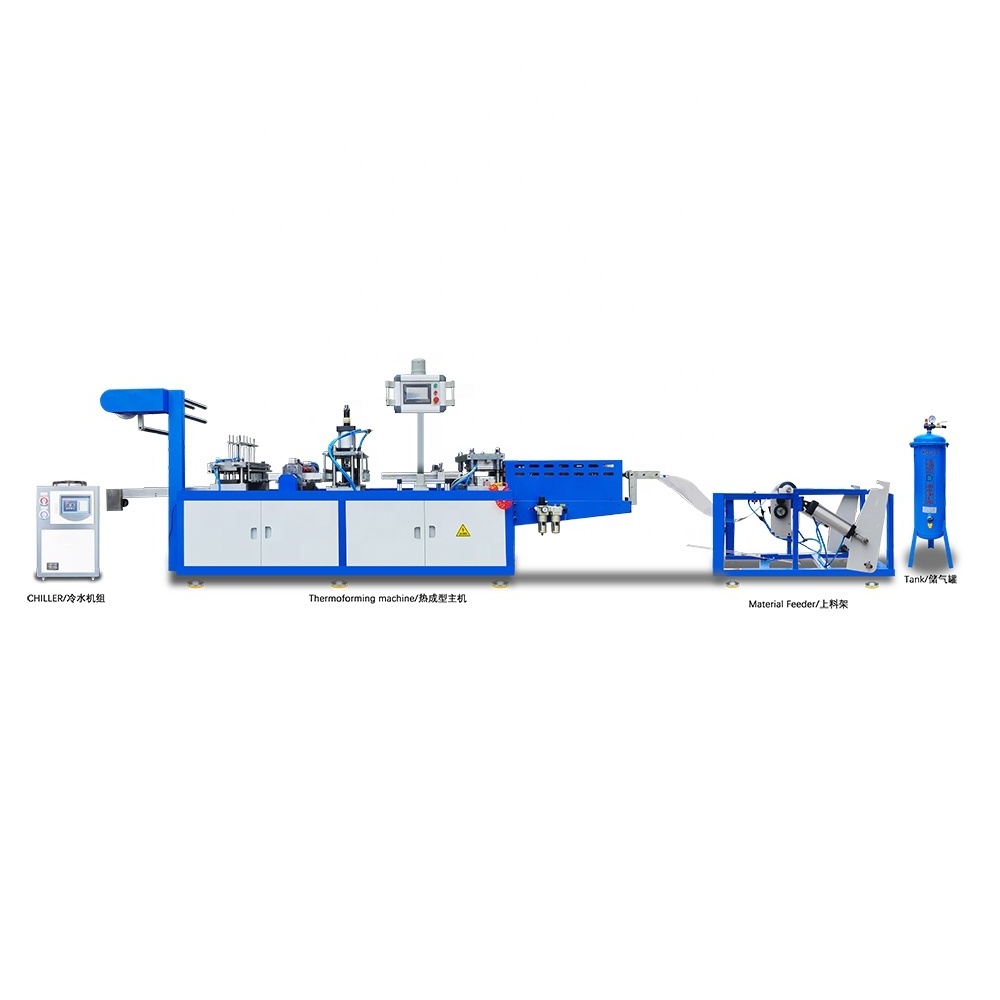 Automatic household plastic products making machine /plastic cup lid thermoforming machine