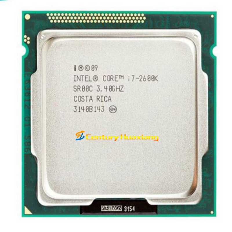 Intel I7 core  i7-2600K 3.4GHz 8M 4 Core 8 Thread LGA1155 Processor i7 2th gen desktop CPU