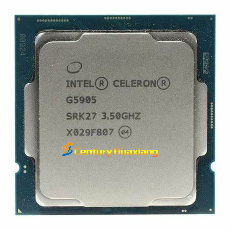 New tray Intel CPUs  dual core G5905 3.5GHz 4M Desktop Pentium CPU LGA 1200  processor