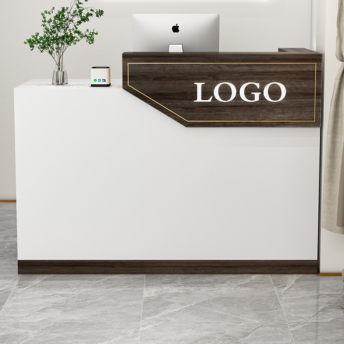 Modern Style Office Hair Salon Reception Counters High Class Hotel Salon Reception Table Desk