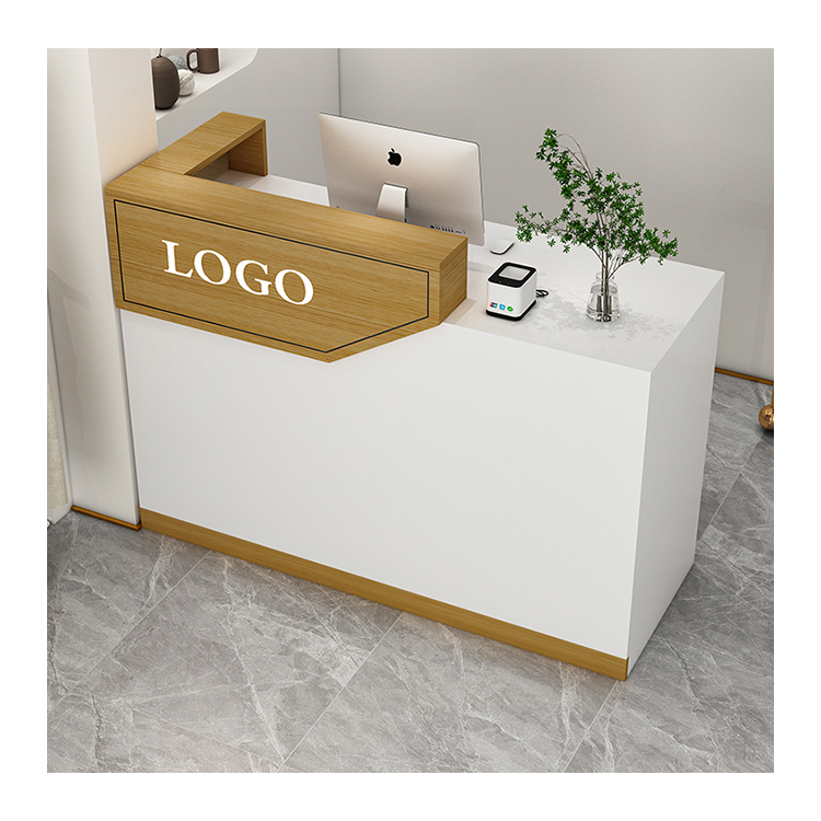 Modern Style Office Hair Salon Reception Counters High Class Hotel Salon Reception Table Desk