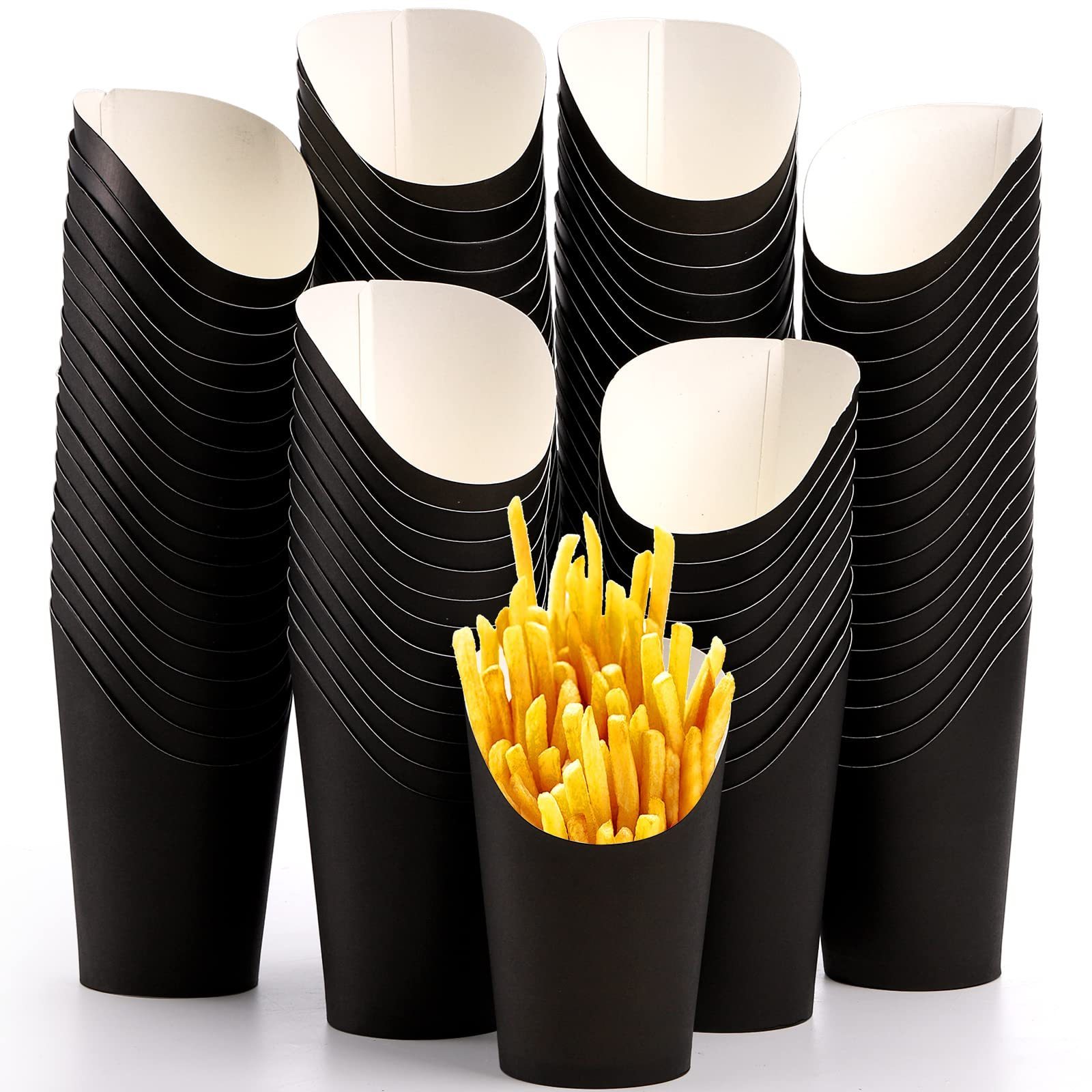 Baking Supplies Waffle Popcorn Boxes, Charcuterie Cups Disposable French Fries Holder, Take-out Party Paper Containers Wedding