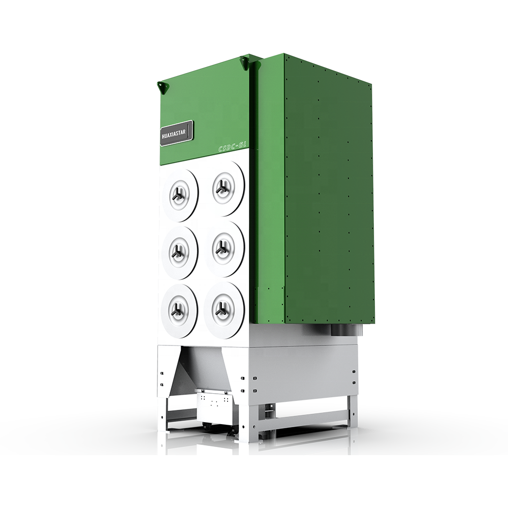 Cartridge type industrial dust collector specifically to solve the problem of smoke and sparks generated when the laser cutting