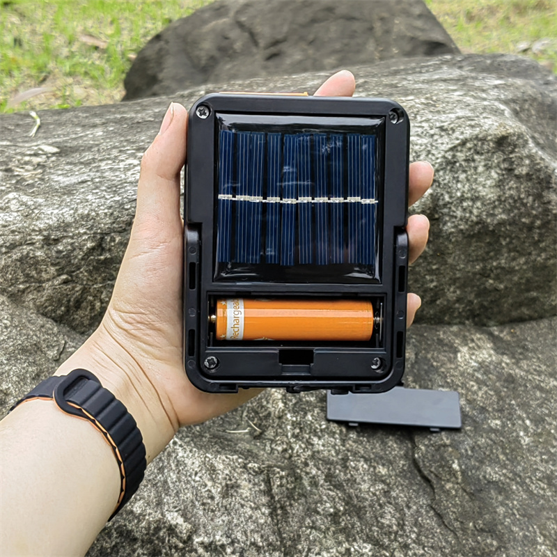 Portable Rechargeable Emergency Solar LED Camping Lamps holds 18650 Battery (NOT INCLUDED) Outdoor LED Bulbs for Camping