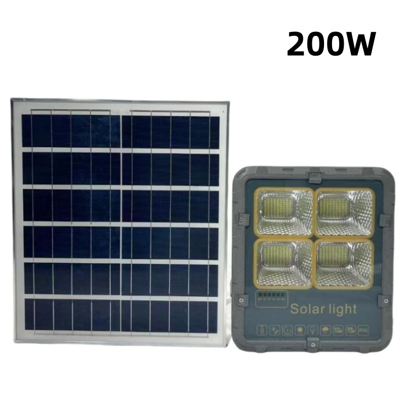 Waterproof IP66 Metal Solar Garden Light Stadium Lamp Spotlight 100W 200W 300W LED Outdoor Solar Flood Lights