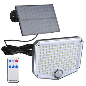 In Stock Outdoor Solar Wall Lamp 5m Cable Indoor Lighting Led Garden Lights with Remote Control Waterproof Outdoor Solar Wall La