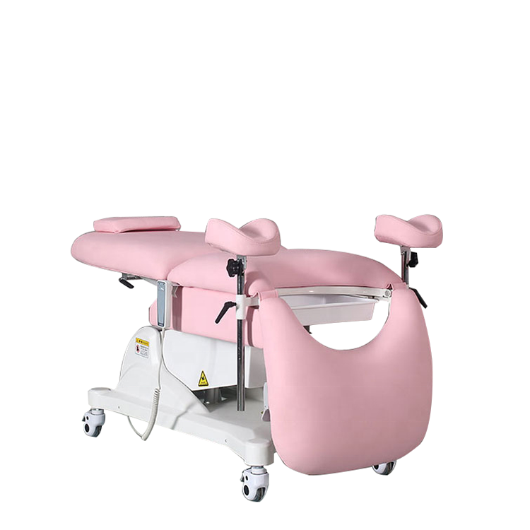 portable electric gynecological examination gyno chair with stirrup