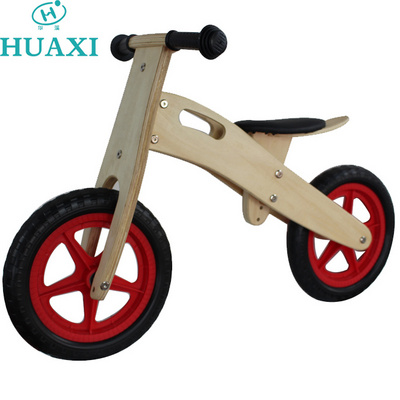 12" Wheel Wooden Frame Material Kids Balance Bike