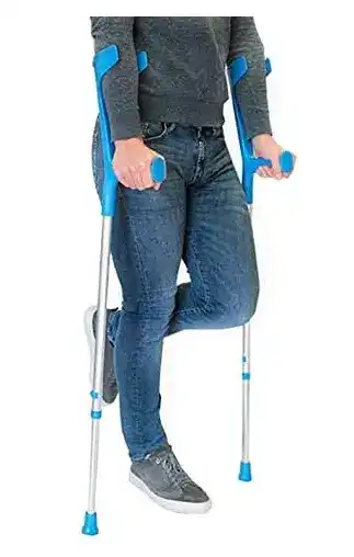 Hospital Ergonomic Foldable Medical aluminum walking stick cane adjustable disabled elbow crutch