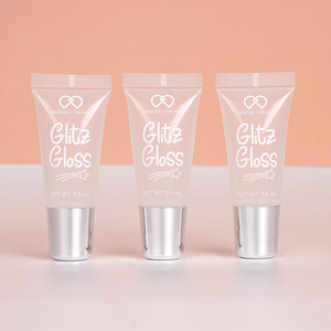 Plastic Cosmetic Packaging Lip Gloss Tubes Bulk With Empty Plastic Lip Gloss Squeeze Tube Container Lipgloss Tubes