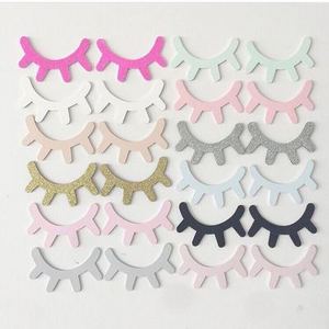 1 Pair Nordic Style Cute Wooden 3D Eyelash Wall Sticker Decor Children Kids Baby Room Background Wall Sticker Home Decoration