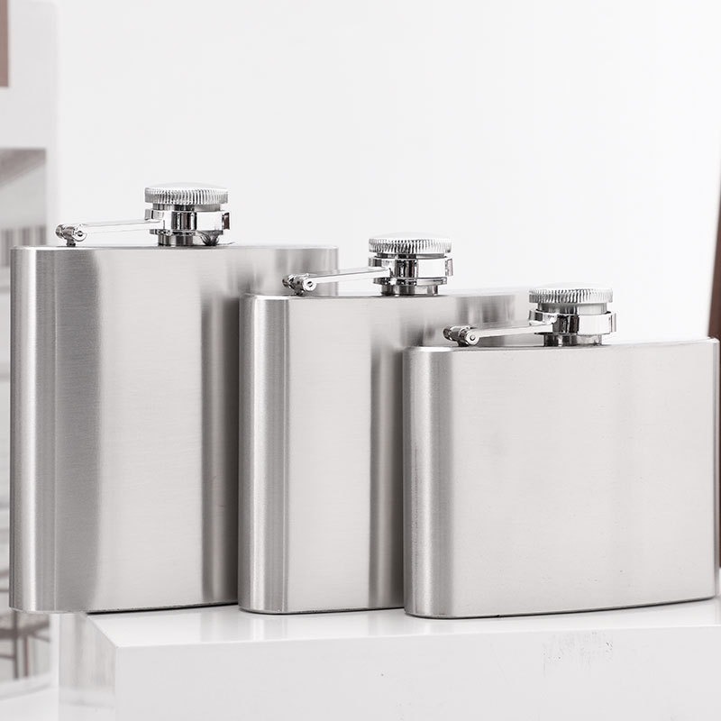 Stainless Steel Hip Flask Pocket Hip Flask Alcohol Whiskey Hip Flask