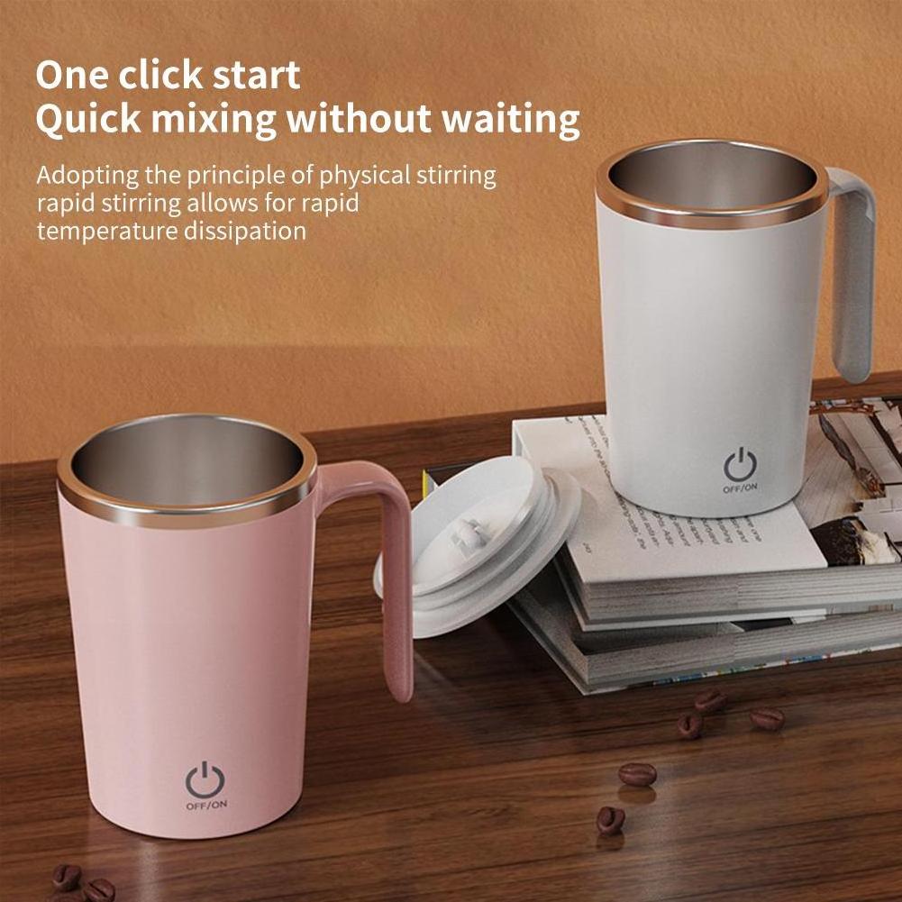 Self Stirring Coffee Mug Tpye-c Rechargeable Home Office Travel Mixing Cup To Stir Coffee