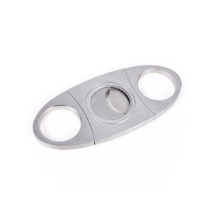 Cigar Cutter Puro New Stainless Steel Metal Clipper Cigar Cutter Guillotine With Gift Box Accessories Cigar Scissors