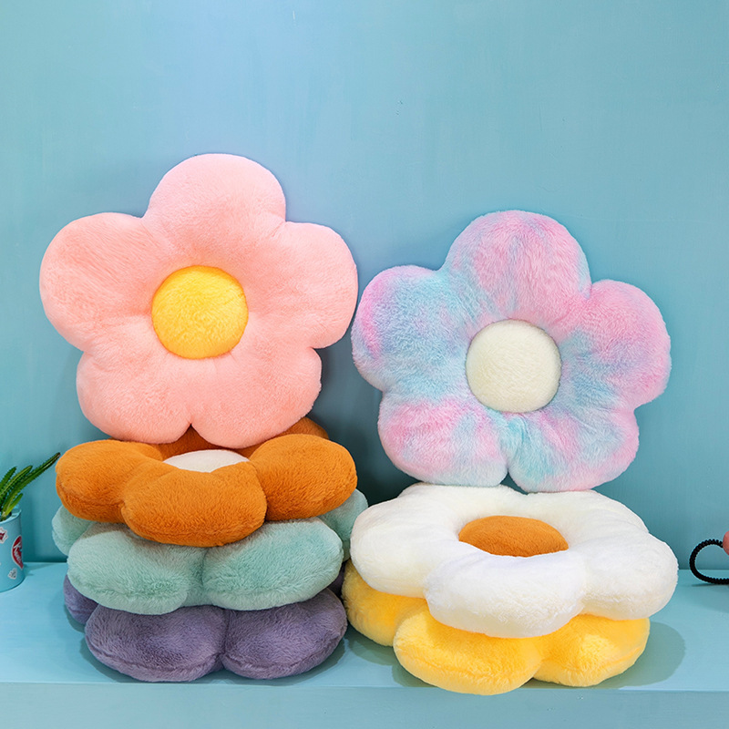 Cushion Flower Seat Kids Girl Bedroom Seat Pillow Office Room Decor Sofa Cushions Nap Classroom Chair Couch Cute Pillows Floor