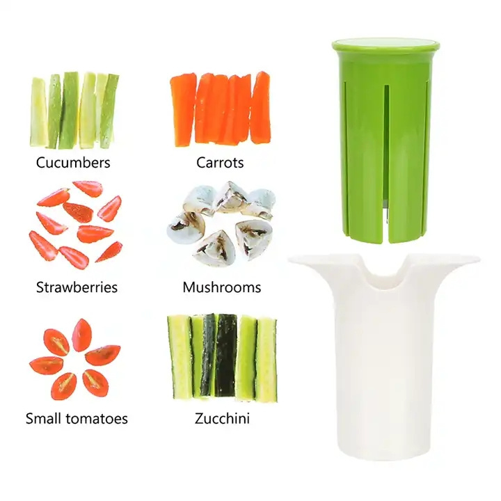 Kitchen Multifunction Cucumber Divider Carrot Strawberry Slicer Splitter Gadget Cutting Cucumber Slicer for WholeSale