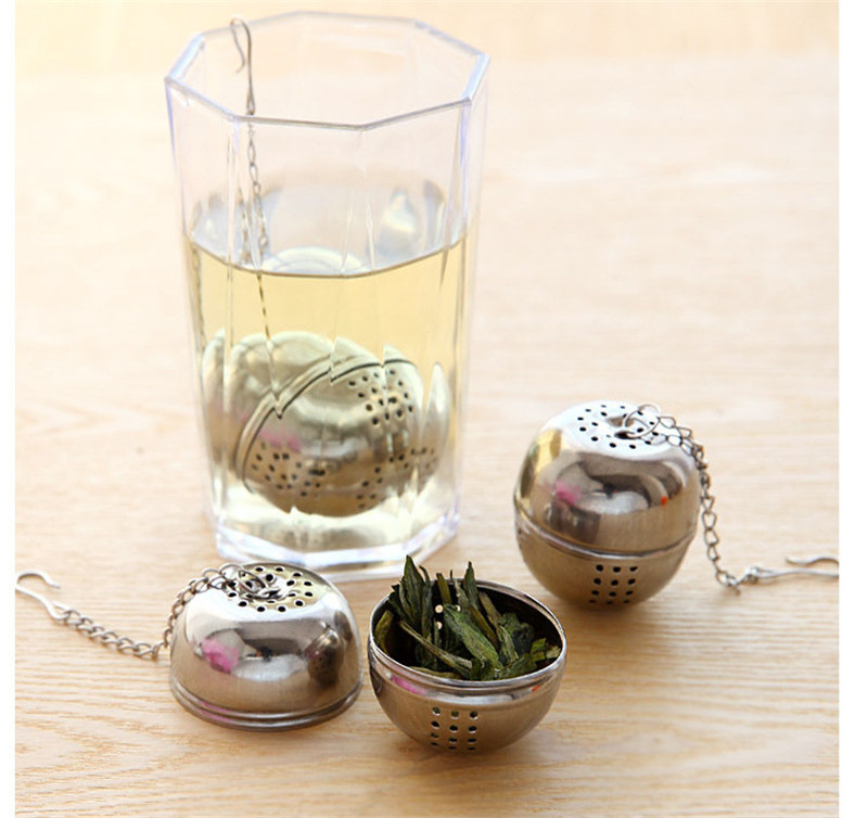 Tea Infuser Stainless Steel Mesh Tea Strainer Coffee Spice Filter Diffuser Egg Shaped Tea Ball Infuser Home Kitchen Teaware