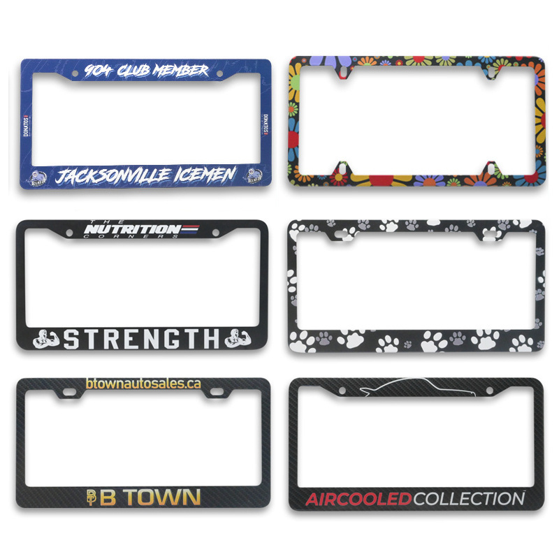 USA removable license plate frame for mercedes benz license plate frame