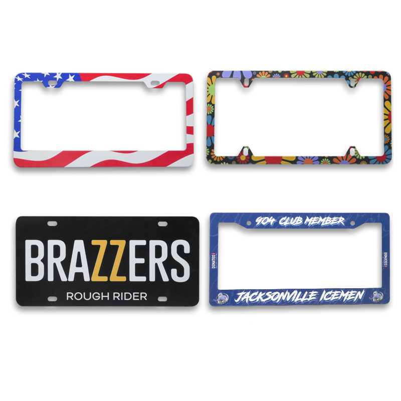 USA removable license plate frame for mercedes benz license plate frame