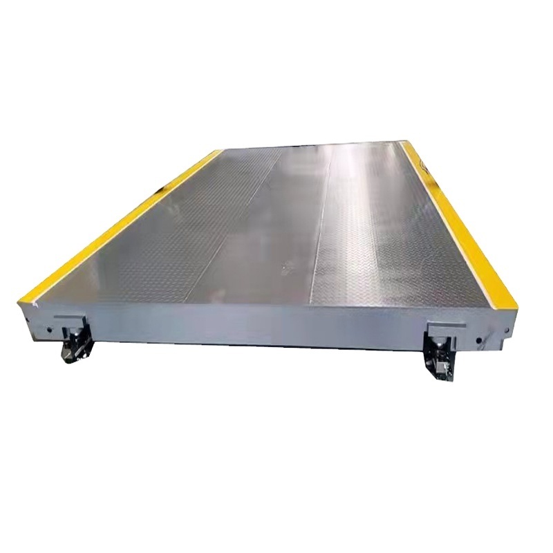 Factory price 100 ton Mobile Electronic Weighing scale weighbridge 80ton truck scale 16m 18m for industry use