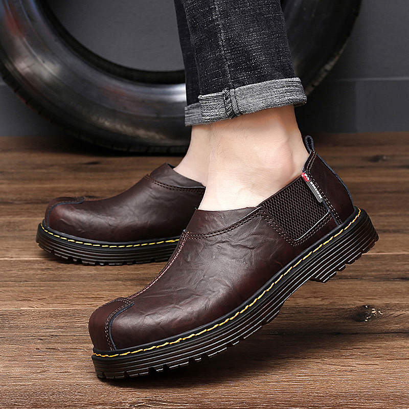 Fashion Office Man Casual Work Shoes Ankle boots Party Business Leather Dress Shoes For Men