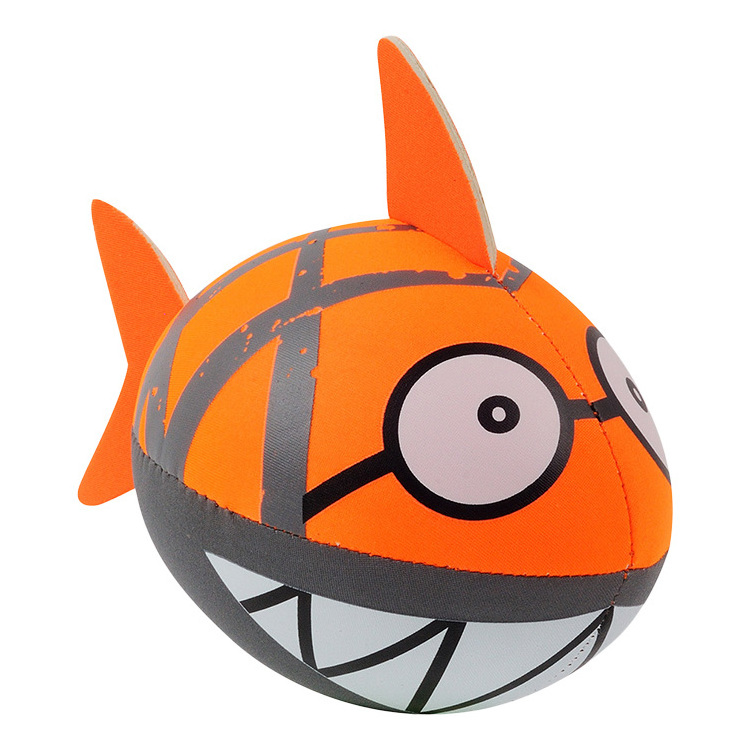 Custom Neoprene Cute Swim Fish Shark Inflatable Water Swimming Pool Toy Float Ball For Kid