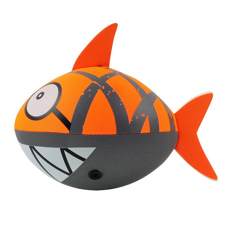 Custom Neoprene Cute Swim Fish Shark Inflatable Water Swimming Pool Toy Float Ball For Kid