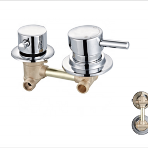 Bathroom faucet chrome wall mounted brass mixer faucet