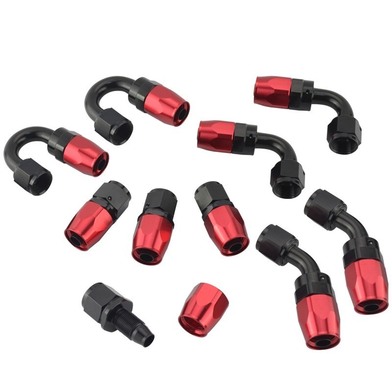 AN4 AN6 AN8 AN10 AN12 AN16 Car Aluminum Alloy Swivel Oil Fuel Line Hose Pipe End AN Fitting To NPT Adapter for oil cooler