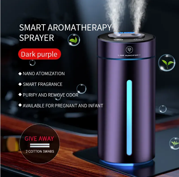 Portable Car Aromatherapy Diffuser Room Perfume Air Freshener with USB Charger