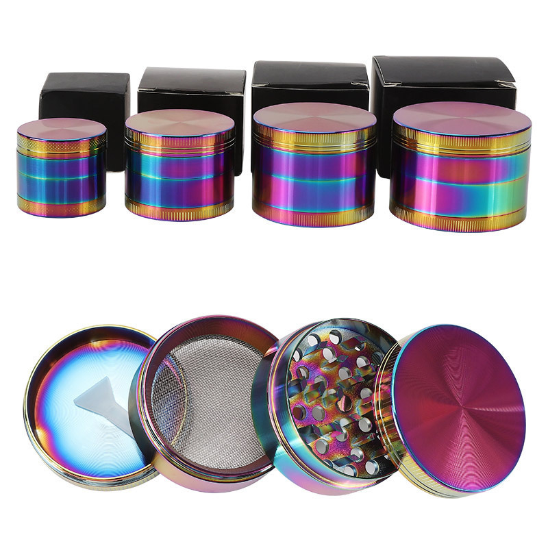 High Quality Kitchen Small Private Label Gold Black Portable Spices New Zinc Alloy Wholesale Herb Grinder