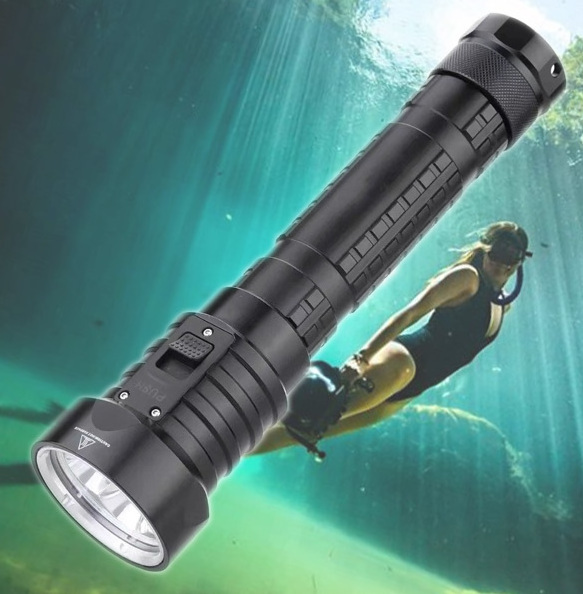 Dive Light Diving Flashlight Underwater Lights Scuba Diving Flashlight 1000 Lumens Underwater 80M Flashing