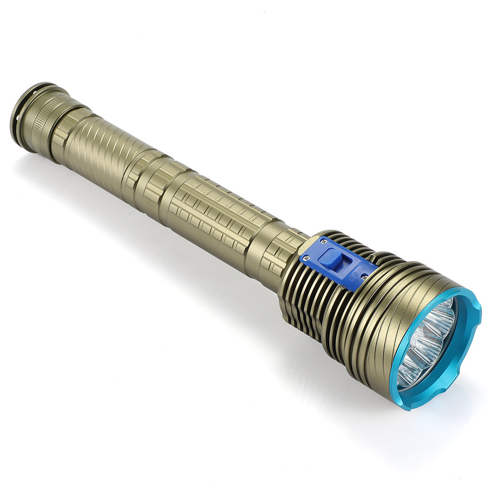 8000 Lumens LED Diving Light 9xL2 Waterproof Lamp Submersible Lamp Underwater Torch Diving Light Linternas De Buseo