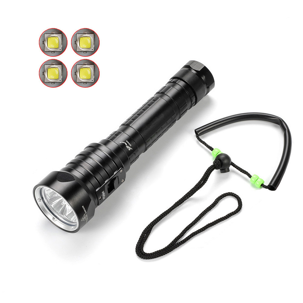 Dive Light Diving Flashlight Underwater Lights Scuba Diving Flashlight 1000 Lumens Underwater 80M Flashing