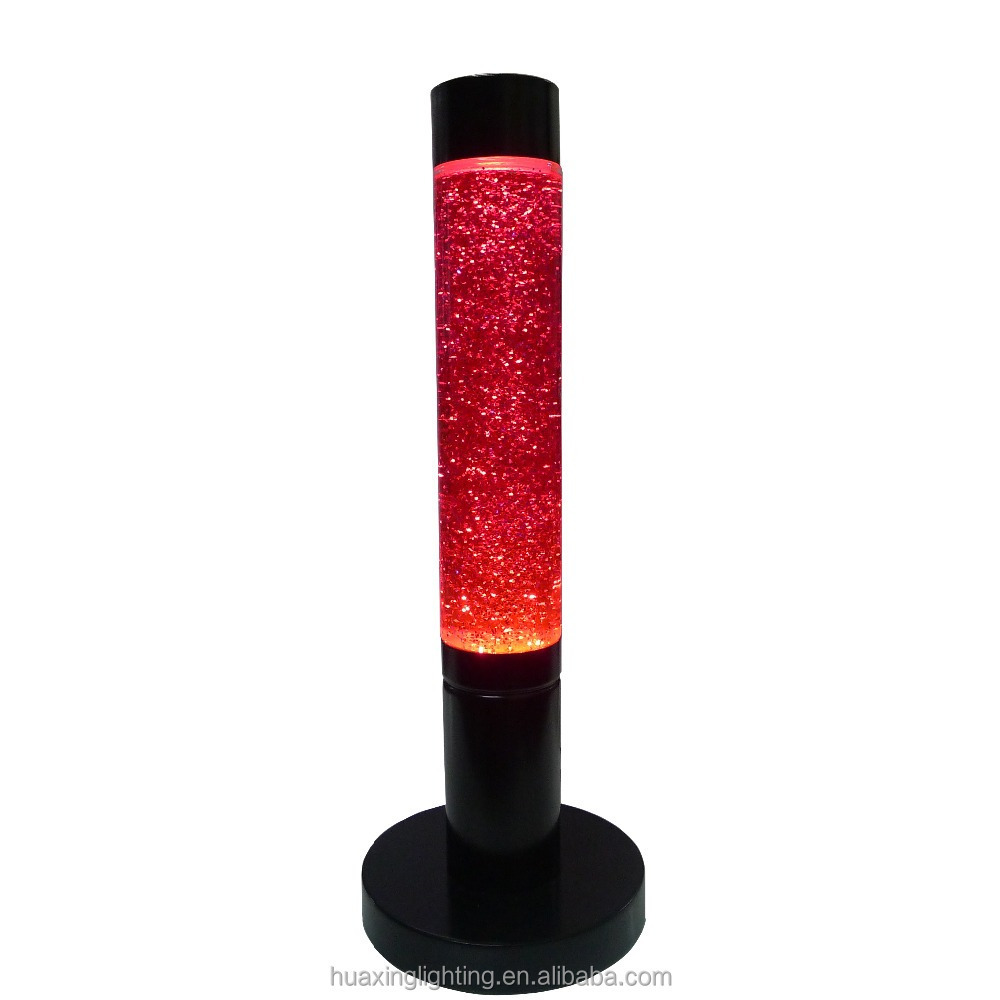 Himalayan custom blue black base groovy easy install night light glitter tube cell small bubble magma lava lamp