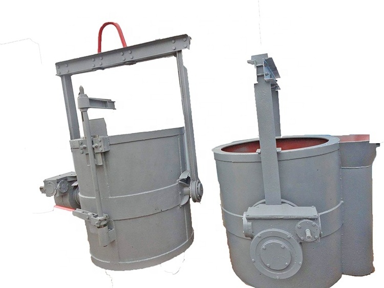 CE Approved Foundry Ladle For Iron Casting / 200kg foundry ladle