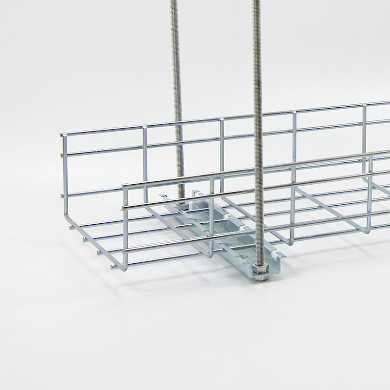 400X100 galvanized cable tray open network wire cable tray strong current stainless steel wire mesh