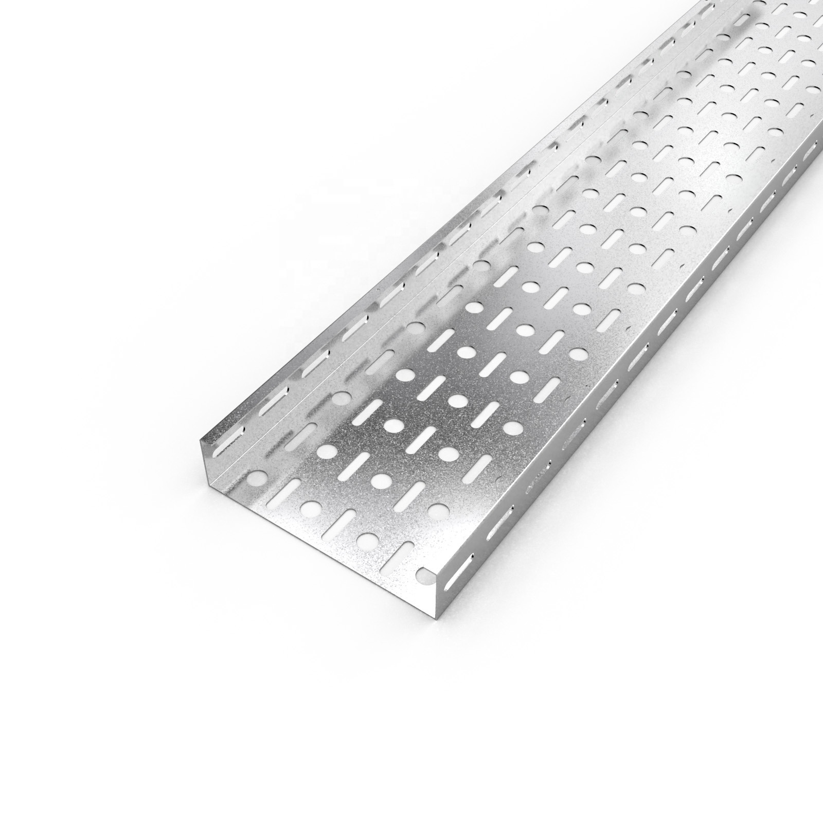 Hot On Sale Pre- Galvanized Steel Perforated Cable Tray size Indoor / Outdoor Project