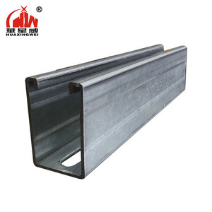 CXG003 direct sales of electrical galvanized uni strut c channel durable support channel cable tray wholesale