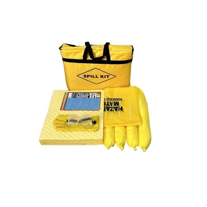 Portable Chemical Series Environmental Spill Containment Kit Bag For Truck Parts