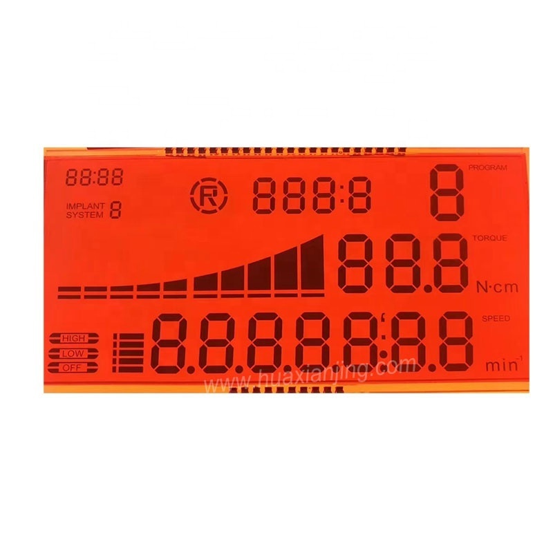 custom LCD 7 segment LCD display in Display Modules