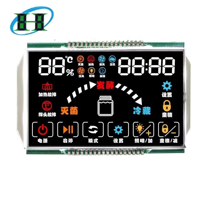 custom LCD 7 segment LCD display in Display Modules