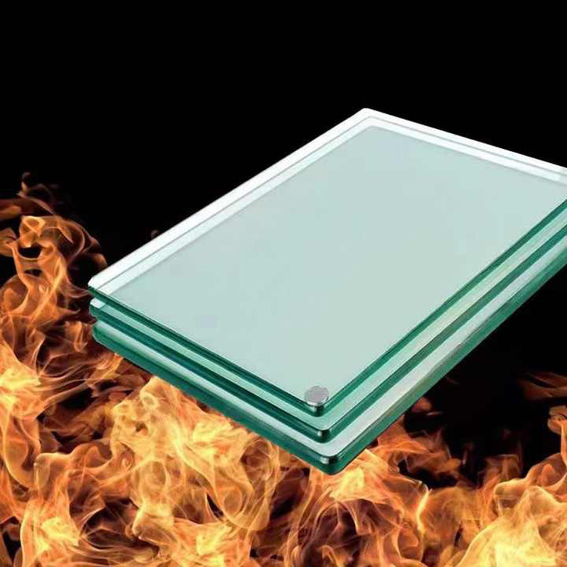 Factory Wholesale Heat Resist Ceramic  Fireproof Glass  for  fireplaces