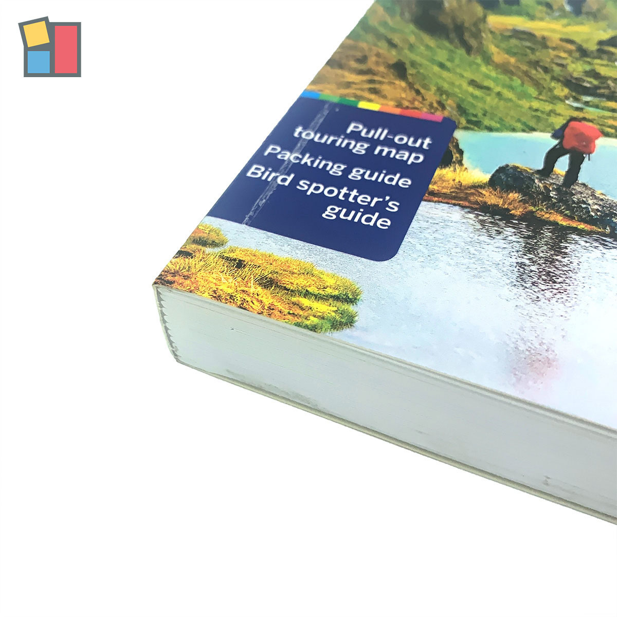 Softcover Book Printing High Quality Wholesale Coloring Perfect Binding Lonely Planet Tourist Guide Book Printing