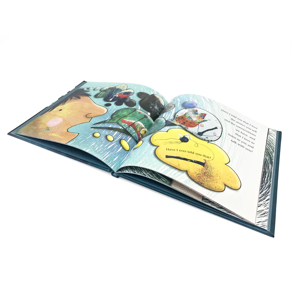 Factory Wholesale Hard Cover Book Printing Bulk Custom Services Full Color Children Hardcover Book