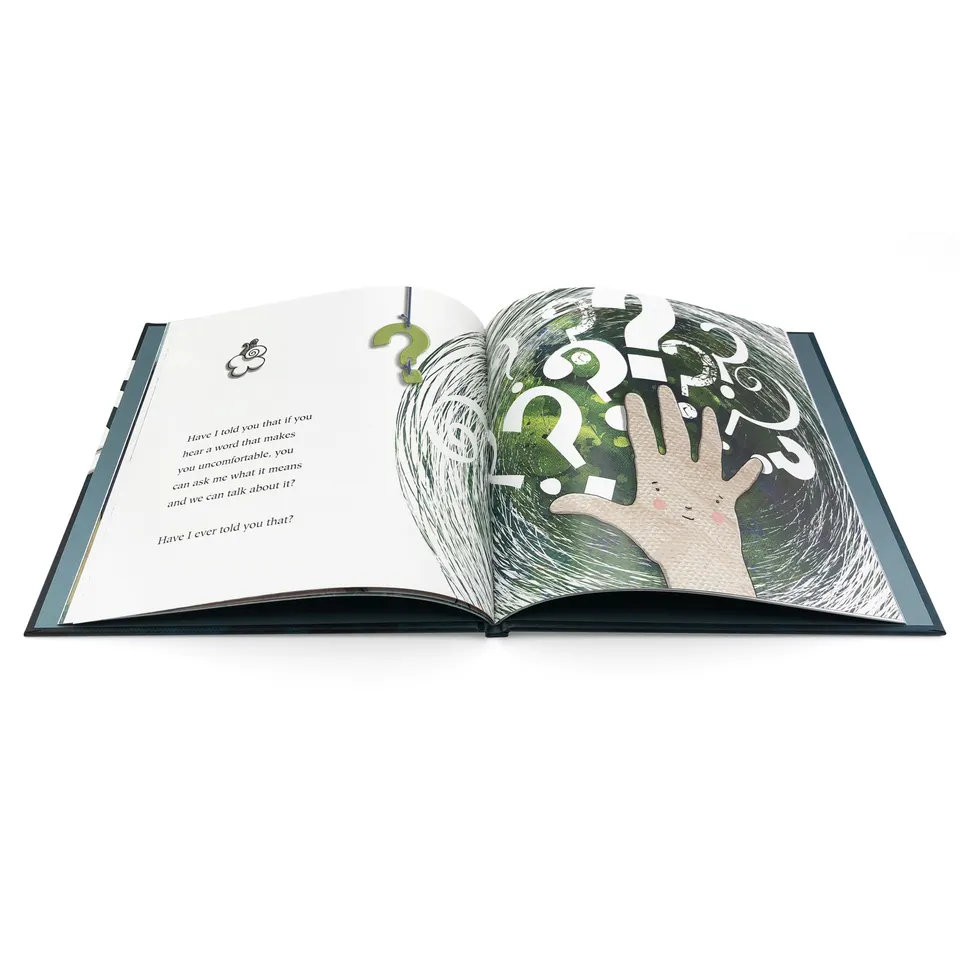 Factory Wholesale Hard Cover Book Printing Bulk Custom Services Full Color Children Hardcover Book